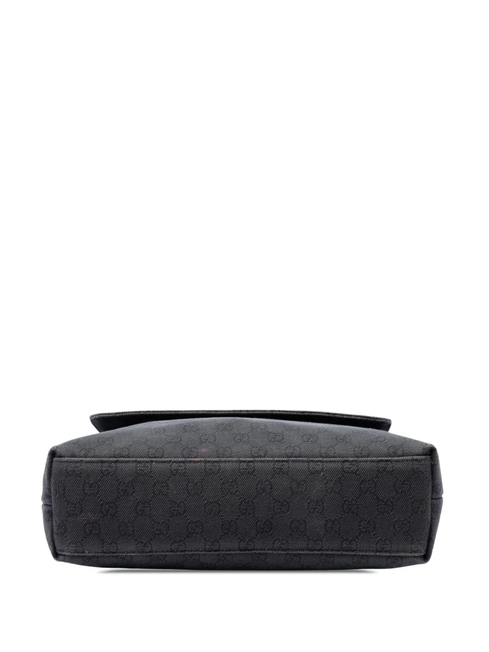 Gucci Pre-Owned 2016-2026 GG Denim messengertas Zwart