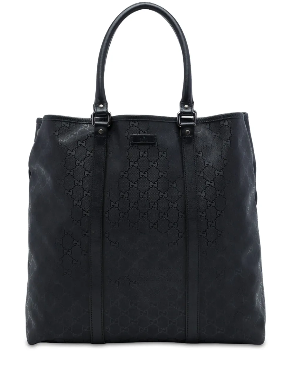 Gucci Pre-Owned Borsa tote GG Imprime Joy Vertical 2016-2026 - Nero
