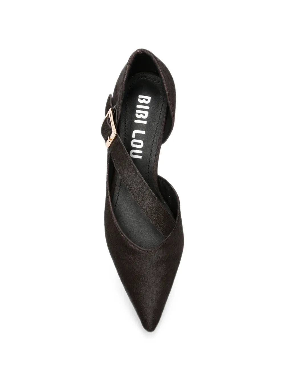 Bibi Lou buckle-fastening pointed-toe pumps Zwart