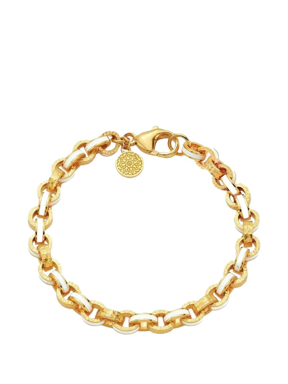 BUDDHA MAMA hammered link bracelet