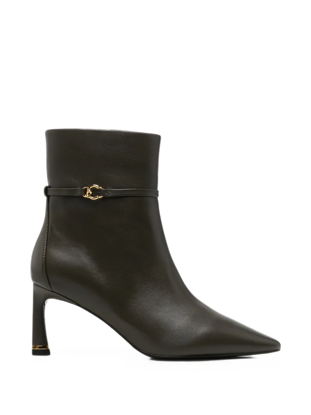 Coccinelle pointed-toe buckled ankle boots Bruin