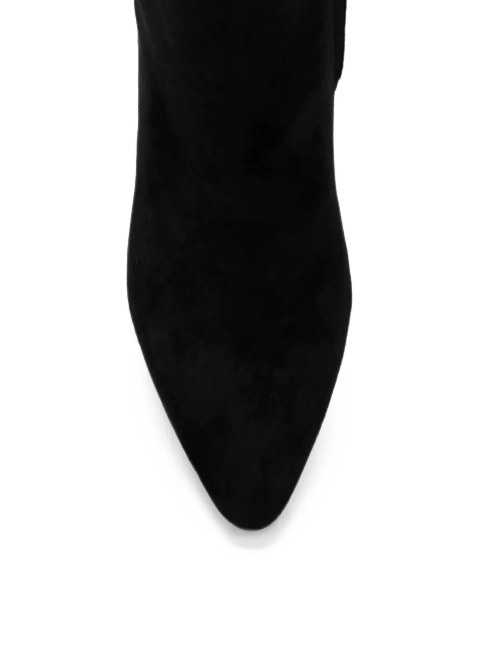 Coccinelle logo-plaque suede ankle boots Zwart