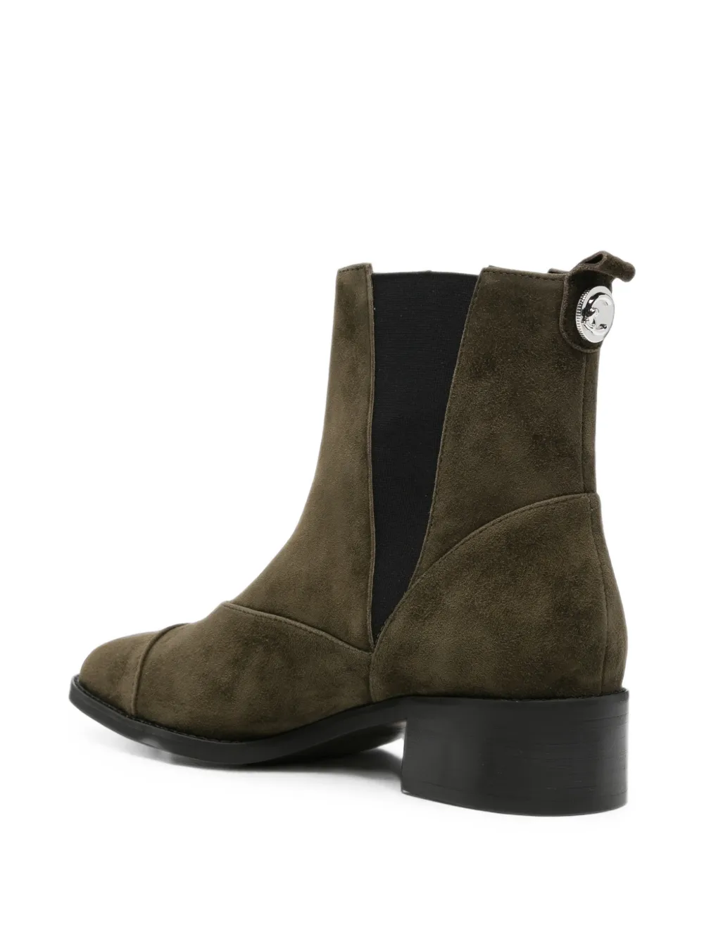 Coccinelle suede-finish ankle boots Groen