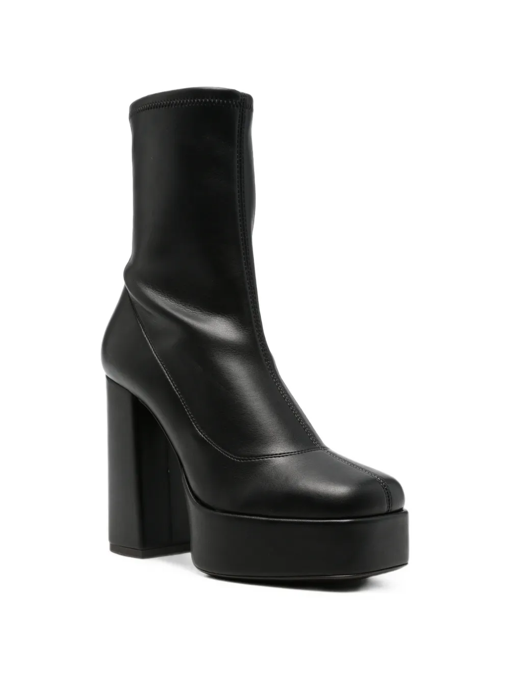 Giuseppe Zanotti platform ankle boots Zwart