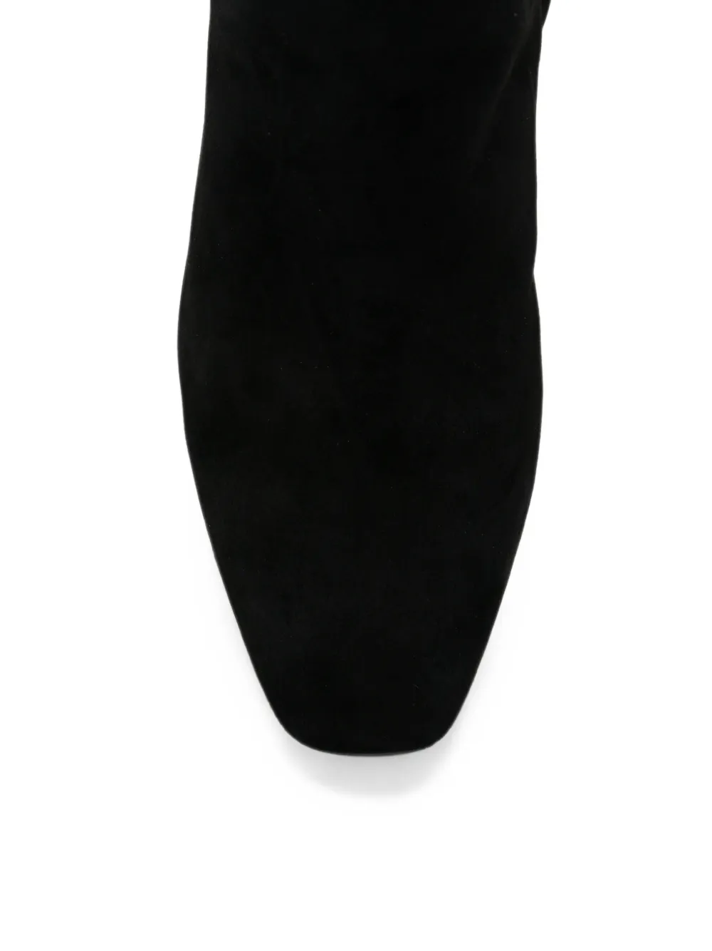 Coccinelle logo-plaque suede ankle boots Zwart