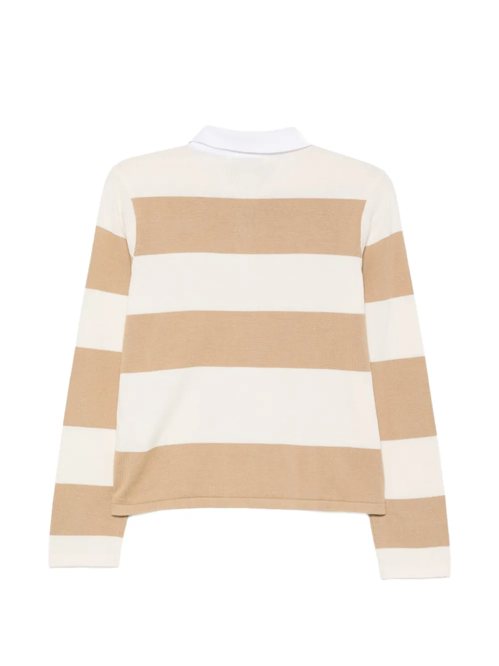 DKNY striped cotton sweater Beige