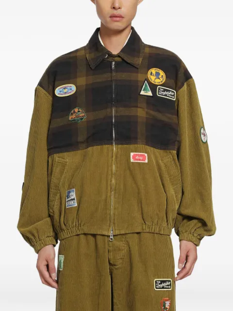 Song For The Mute Scout patch-detail corduroy jacket