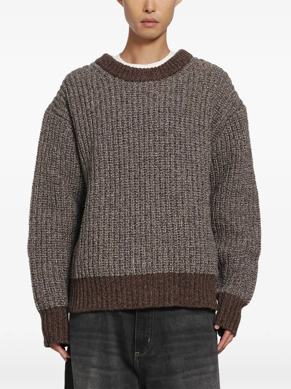 Song For The Mute oversized chunky-knit sweater