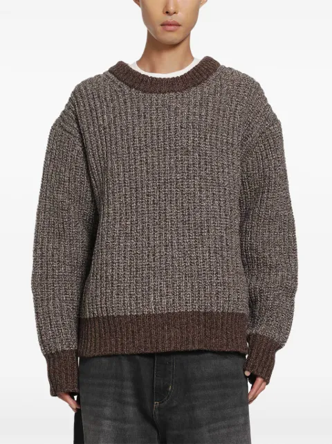 Song For The Mute oversized chunky-knit sweater