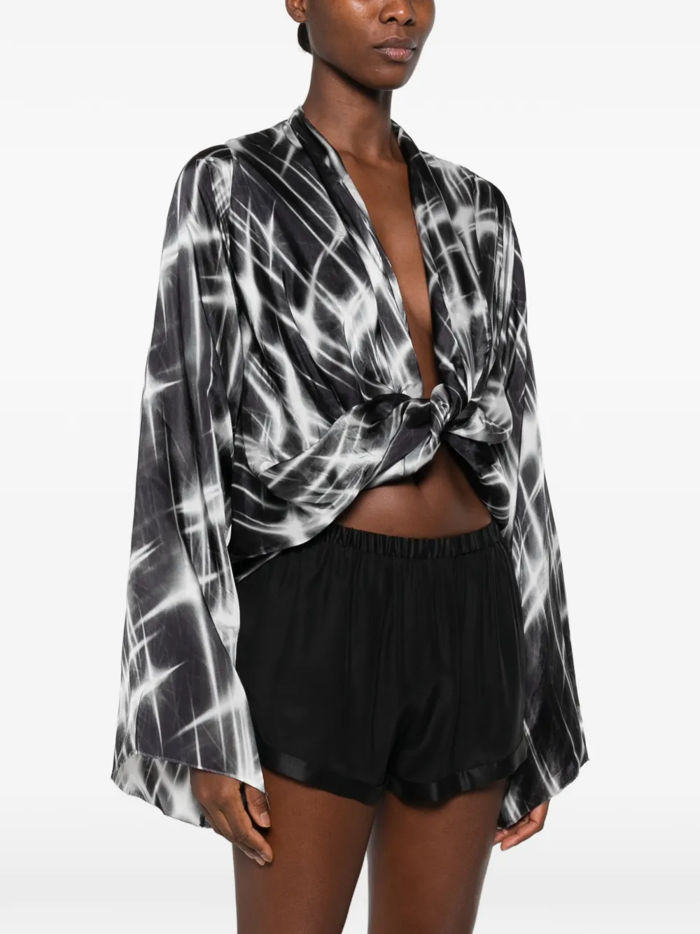 Rick Owens Top met gedraaid design Zwart