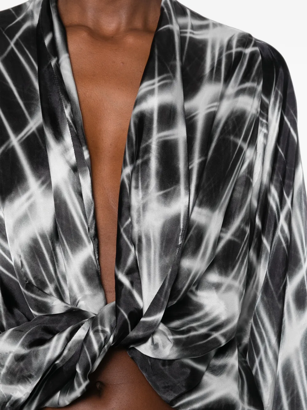 Rick Owens Top met gedraaid design Zwart