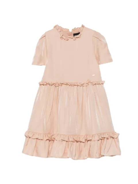 Emporio Armani Kids ruffled tiered dress