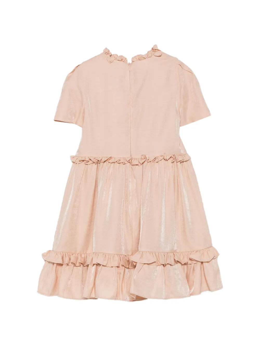 Emporio Armani Kids Jurk met ruches Roze