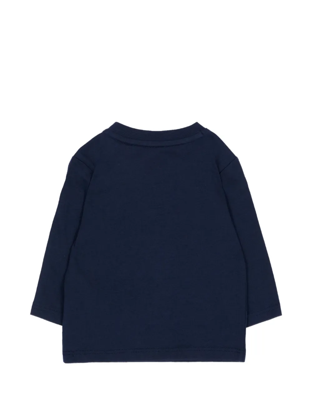 Timberland Kids T-shirt met lange mouwen en logo-print Blauw