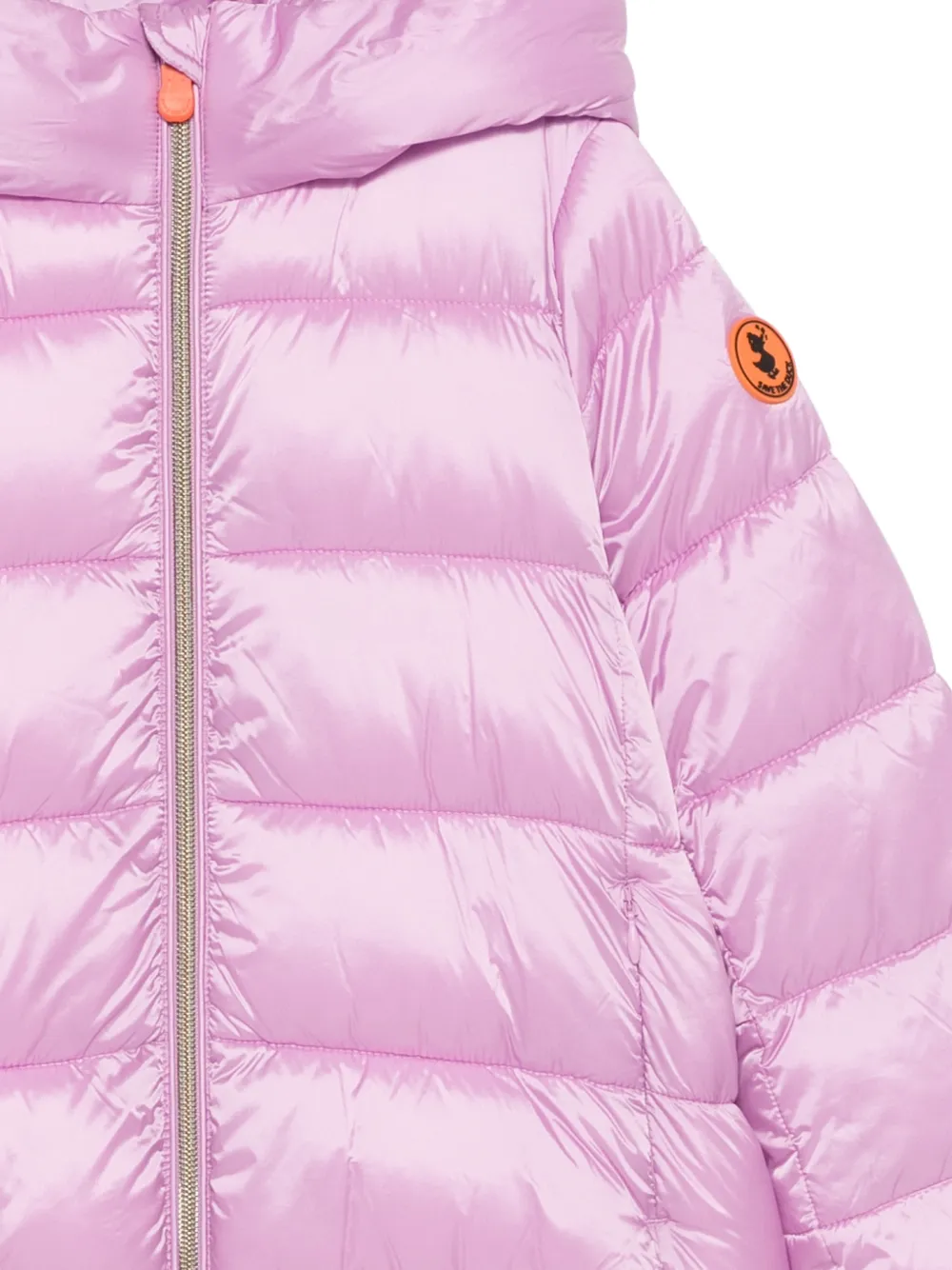 Save The Duck Kids padded hooded jacket Roze