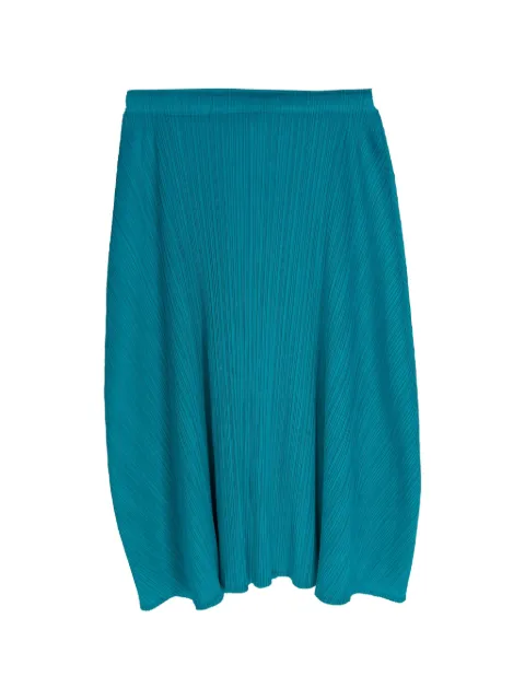 Pleats Please Issey Miyake 2022 knee-length pleated skirt