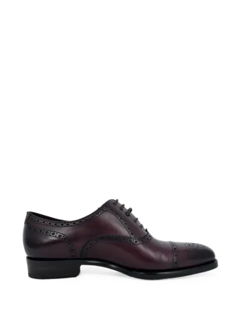 Tom Ford Pre-Owned Wessex lace-up brogue leather shoes