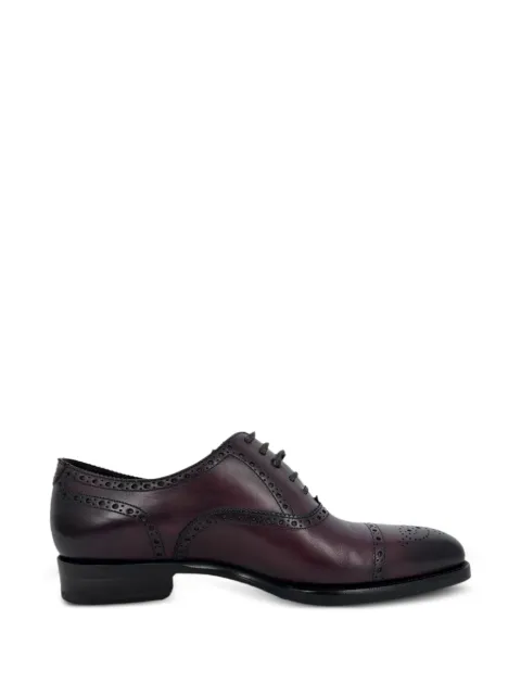 Tom Ford Pre-Owned Wessex lace-up brogue leather shoes