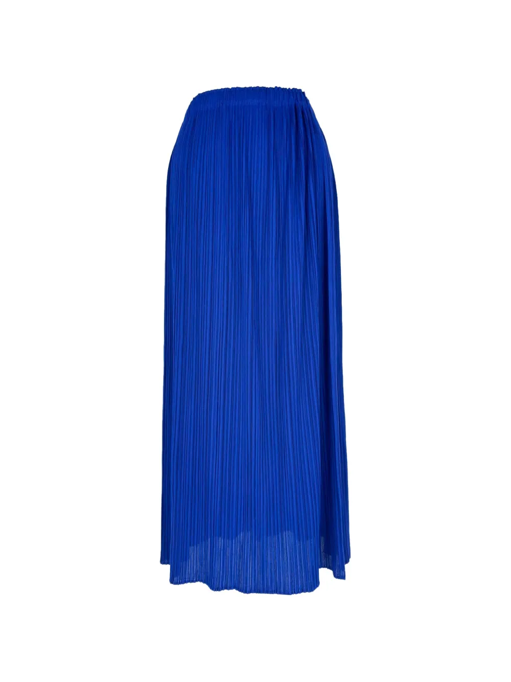 Pre-owned Issey Miyake Pleats Please Pleated Midi Skirt In Blue