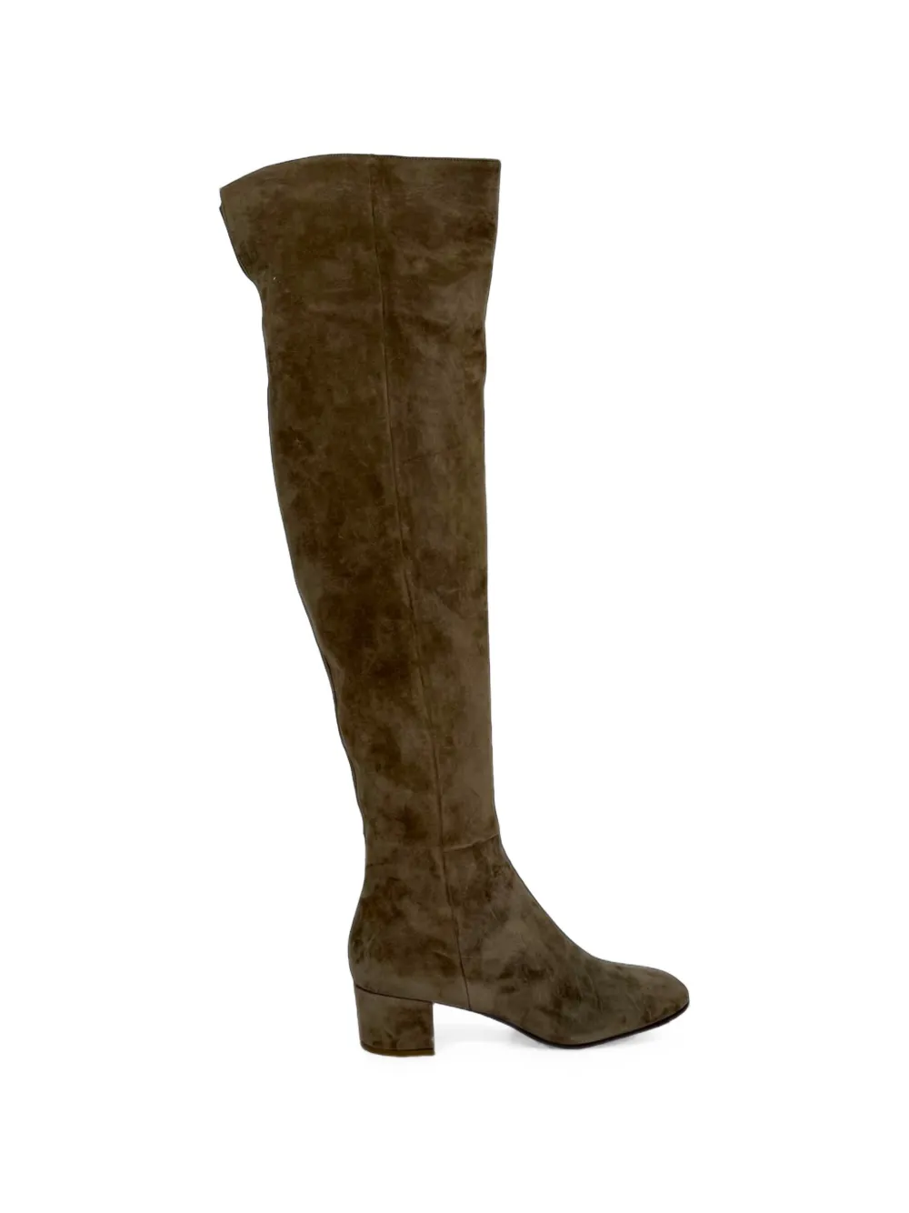 Gianvito Rossi Almond-toe knee-high boots - Marrone