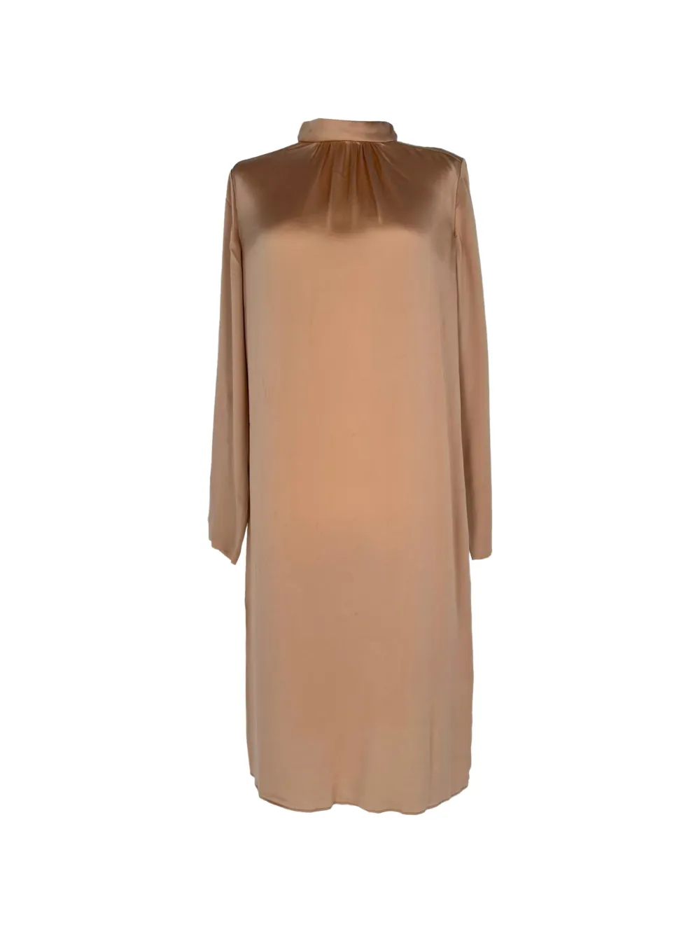 Chloé Vintage robe mi-longue à col montant - Tons neutres