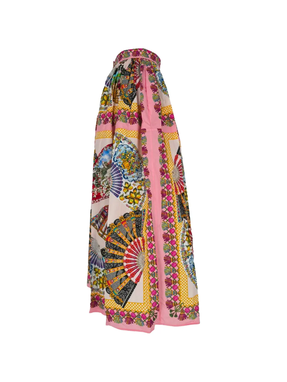 Dolce & Gabbana Pre-Owned printed midi skirt - Rosa