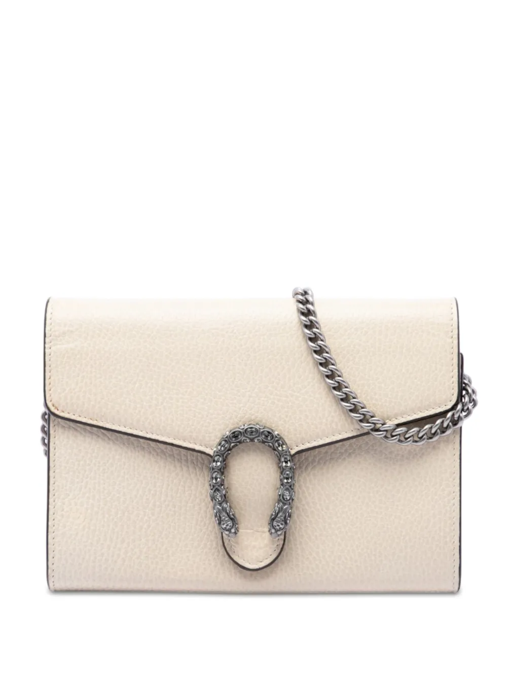 Gucci Pre-Owned 2016-2026 Calfskin Dionysus Wallet on Chain crossbody bag - Marrone