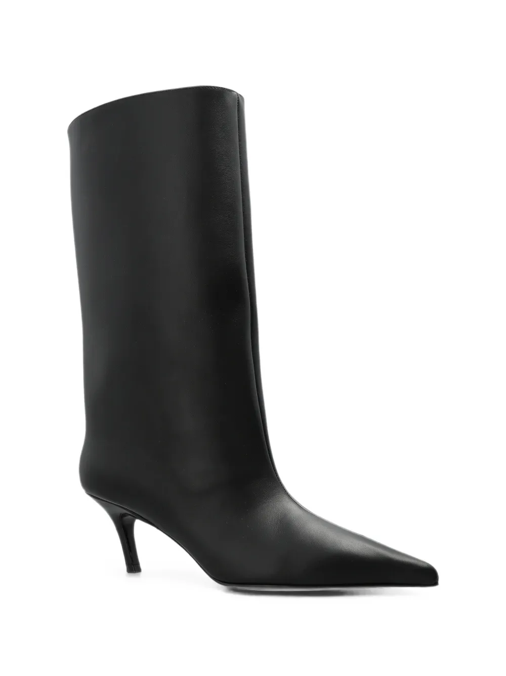 Amina Muaddi Fiona pointed-toe boots Zwart