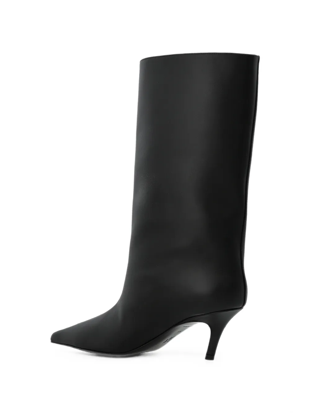 Amina Muaddi Fiona pointed-toe boots Zwart