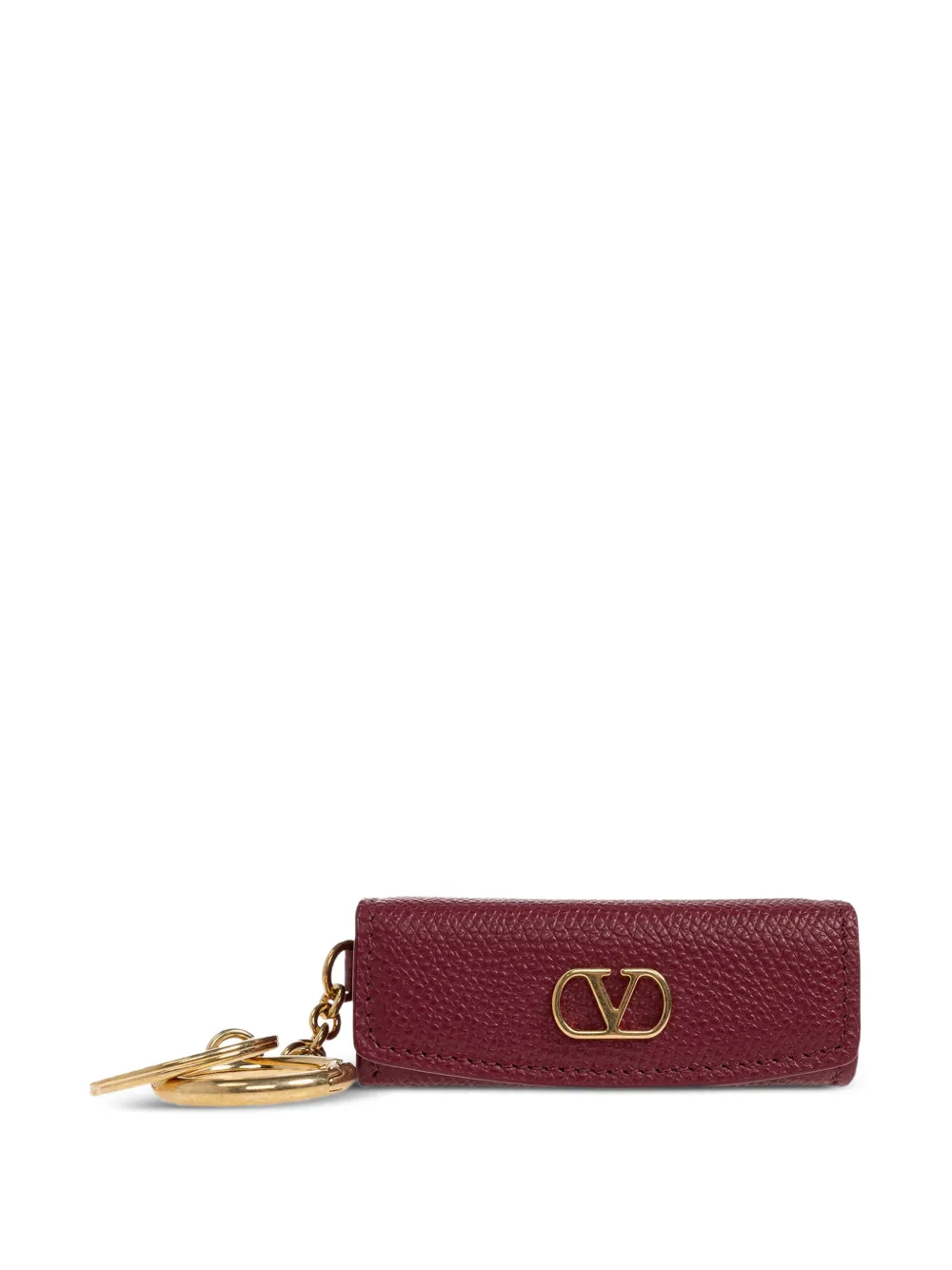 Valentino Garavani VLogo Signature leather lipstick case · One Size