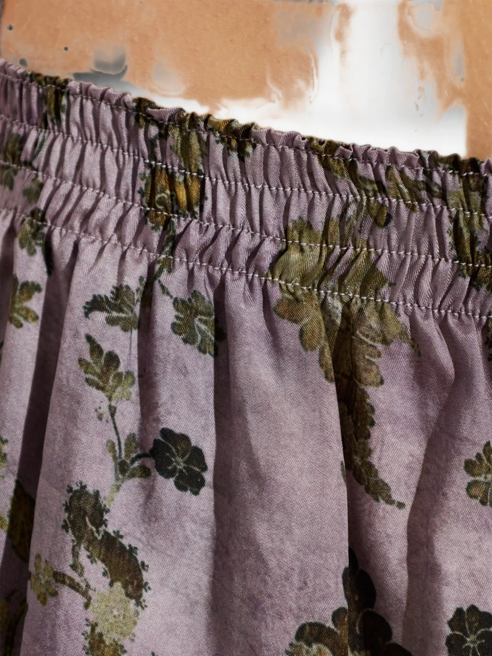 R13 Shorts met bloemenprint Paars