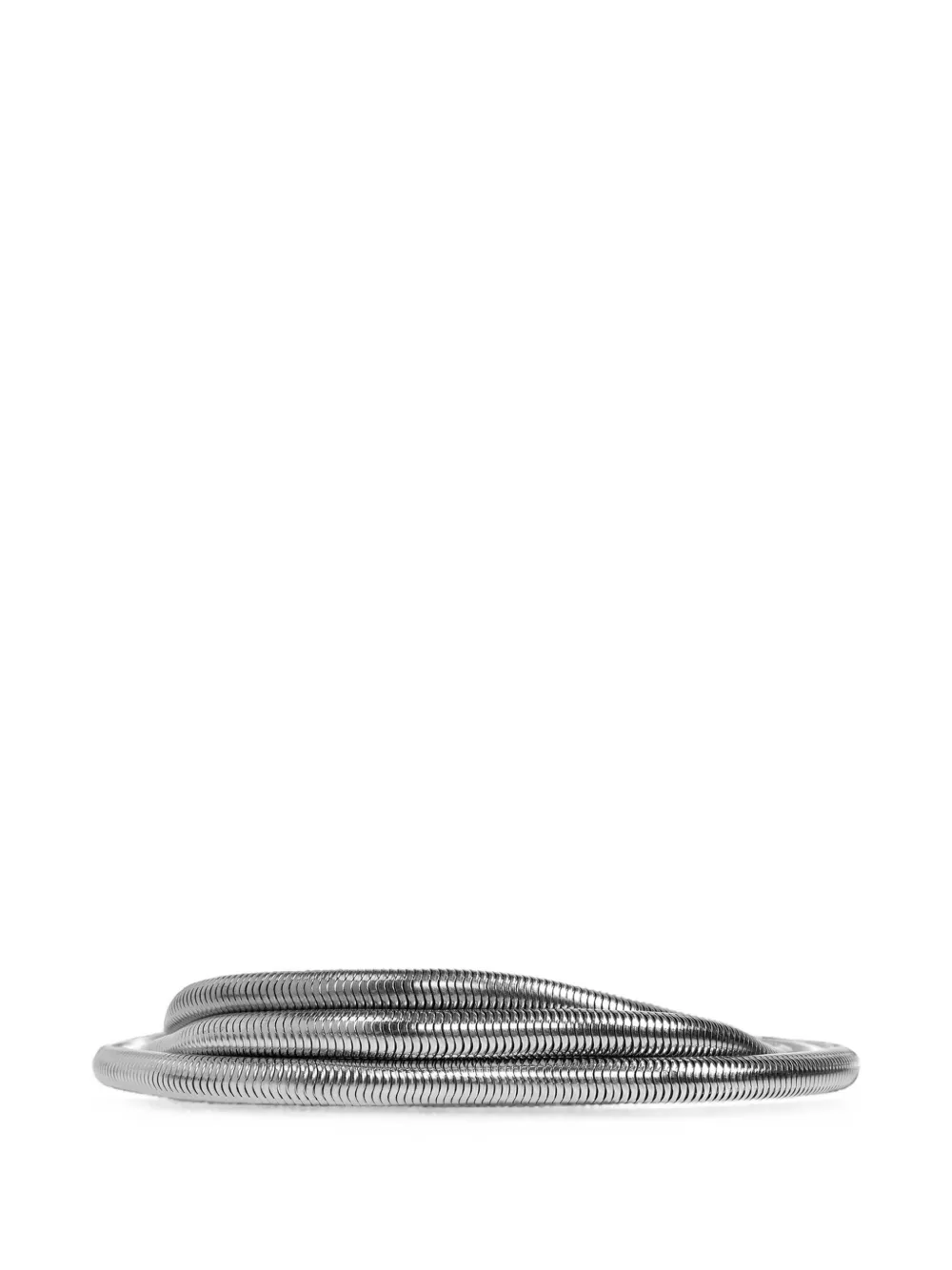 Rick Owens Tassenketting met slangenschakels Zilver