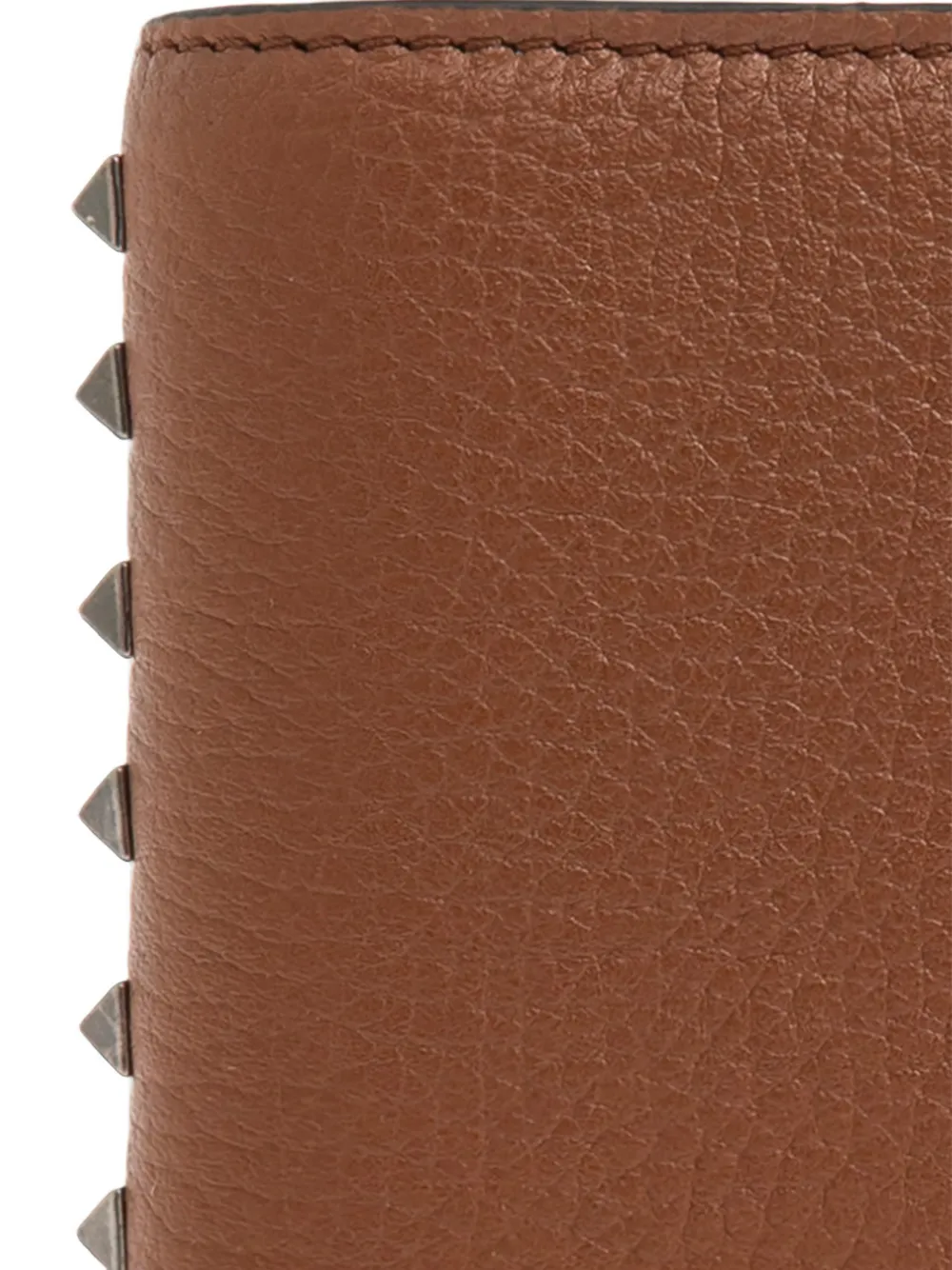 Valentino Garavani Rockstud leren portemonnee Bruin