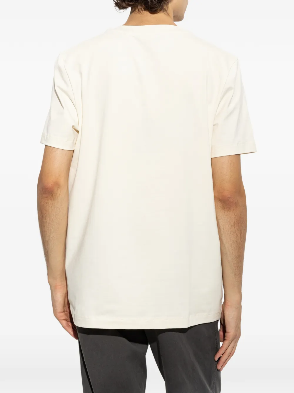 BOGNER Ryan T-shirt met logo-print Beige
