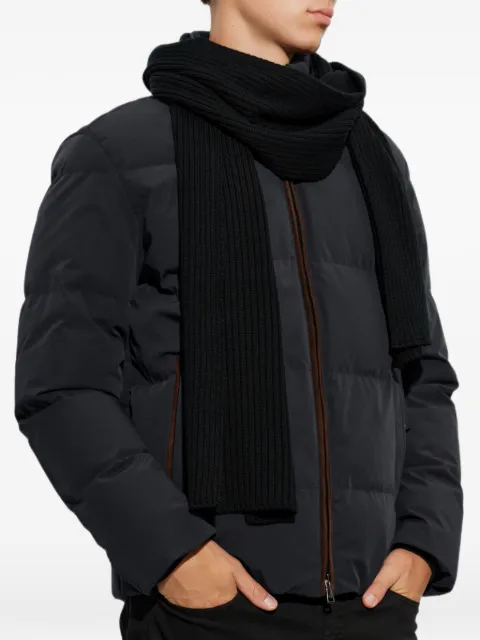Paul & Shark ribbed-knit scarf