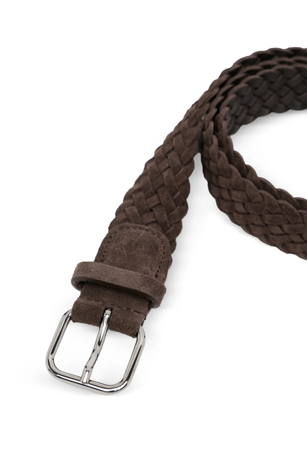 Giorgio Armani Woven Leather Belt | ブラウン | FARFETCH JP