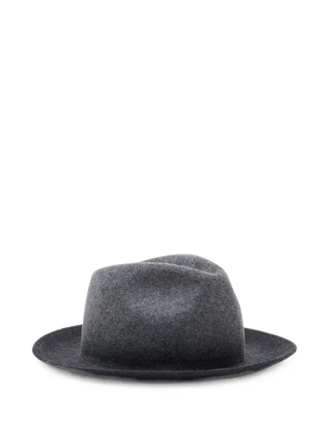 Giorgio Armani felted wool fedora hat