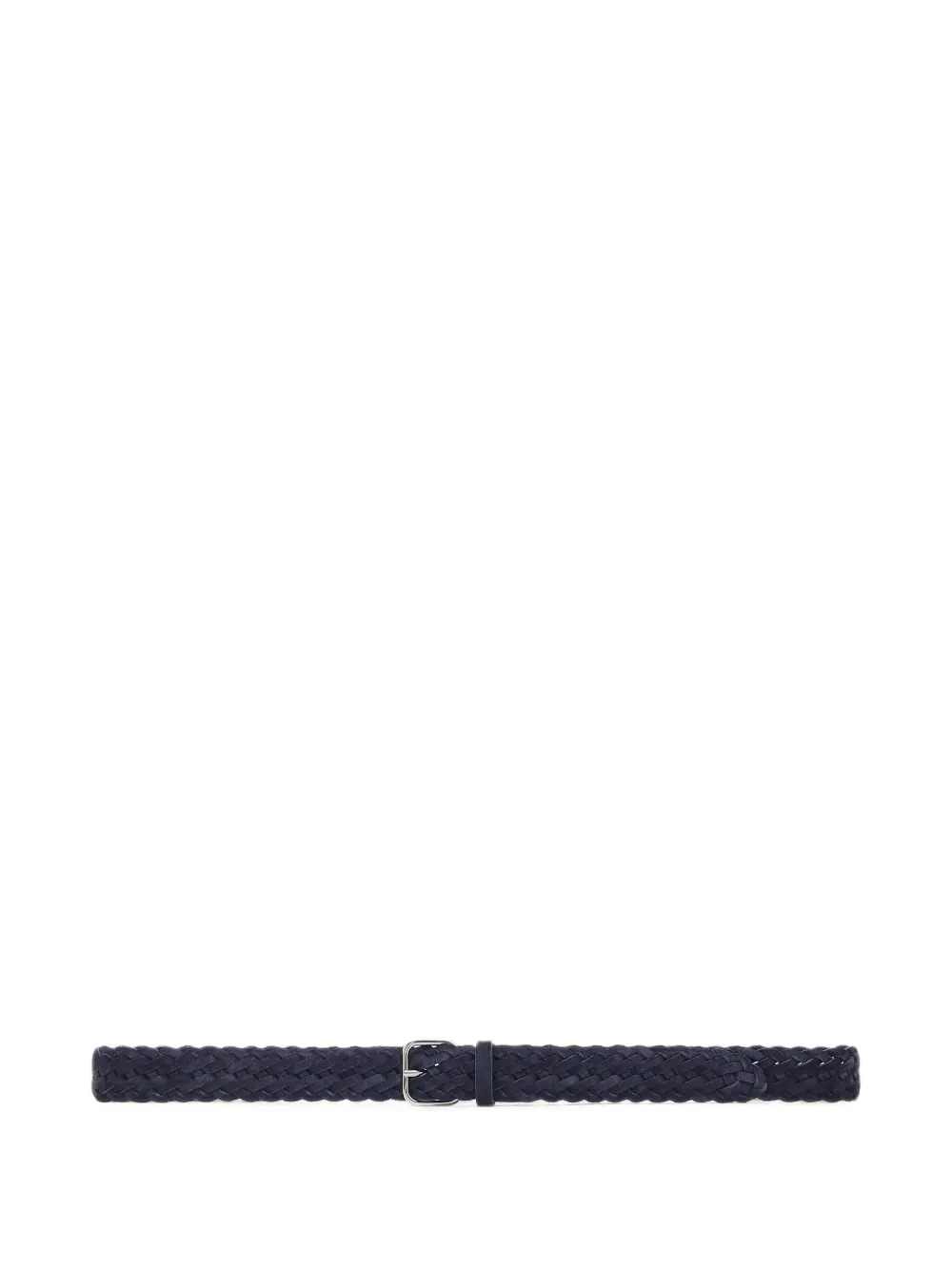 Giorgio Armani braided suede belt - Blu