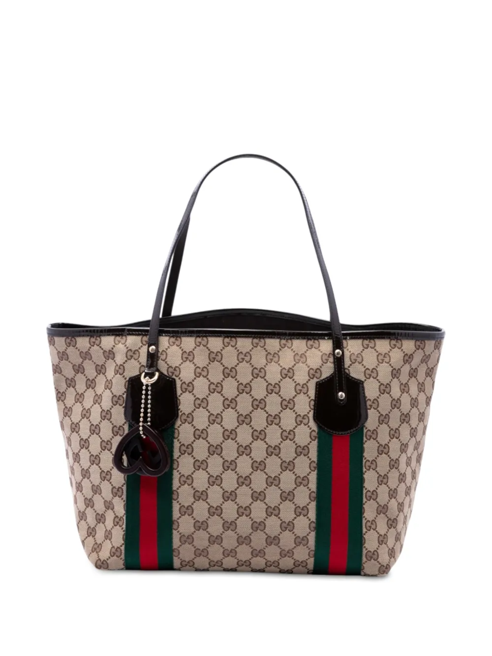 Gucci Pre-Owned 2016-2026 GG Canvas Web Jolie tote bag - Toni neutri