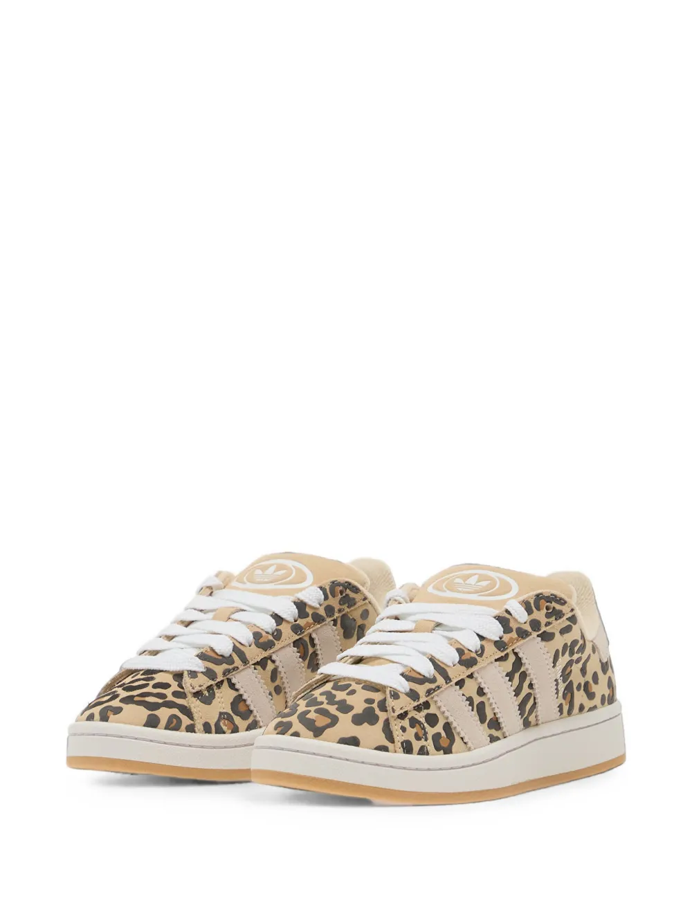 adidas Originals Kids Campus 00s leopard-print sneakers - Toni neutri