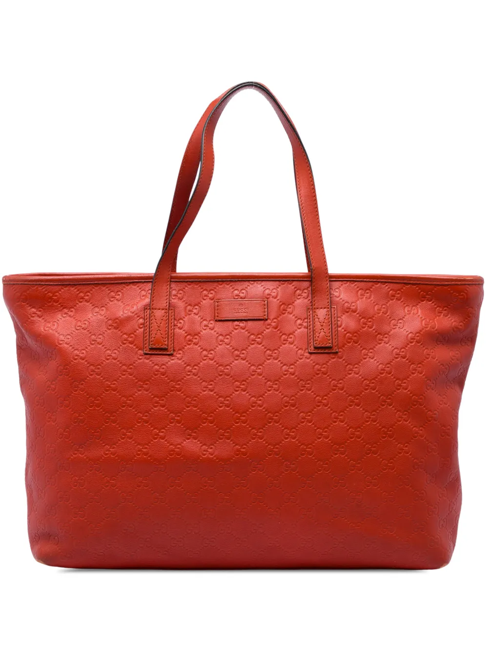 Gucci Pre-Owned 2016-2026 Large Guccissima tote bag - Arancione