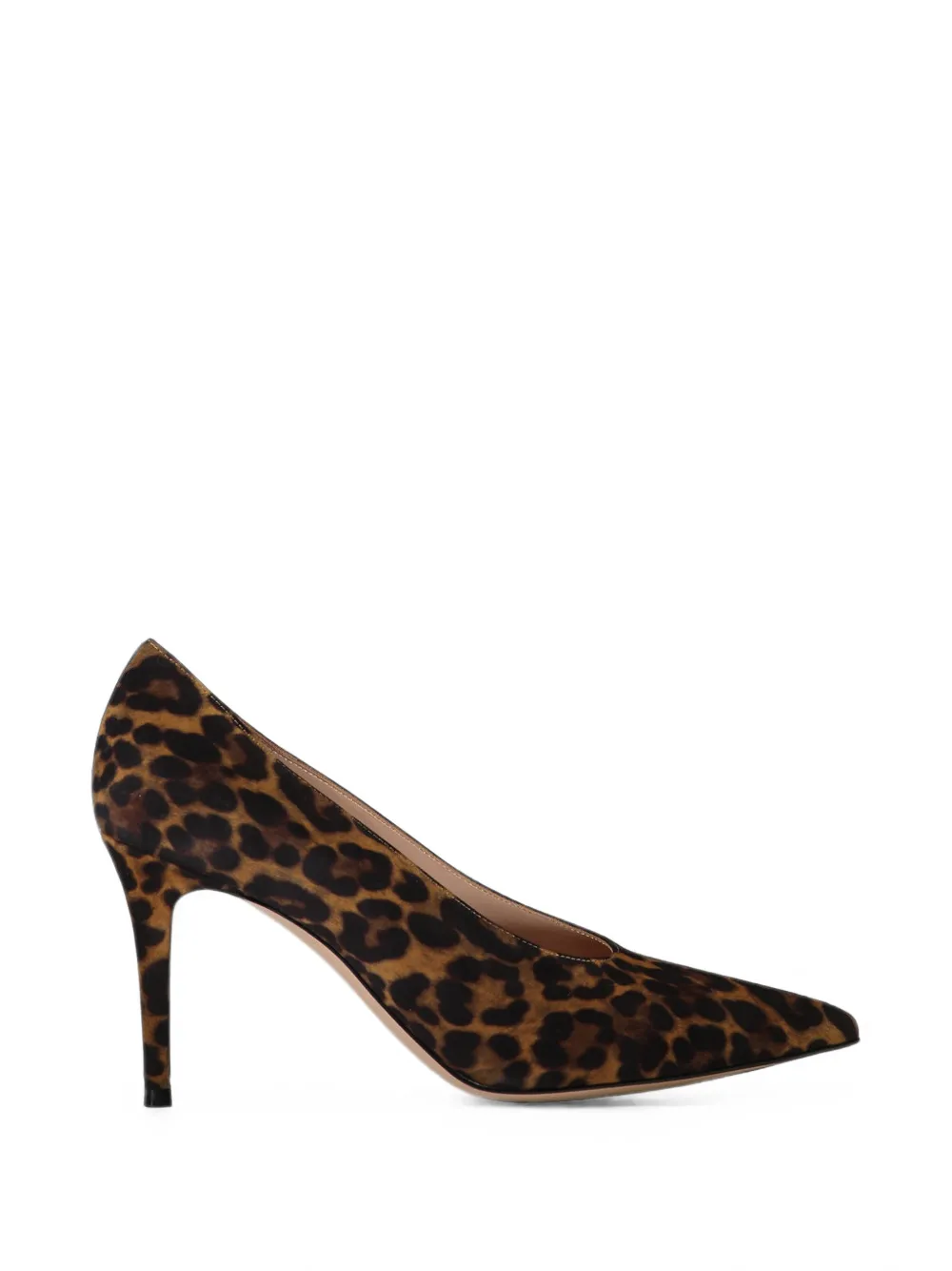 Gianvito Rossi Robbie leopard-print pumps