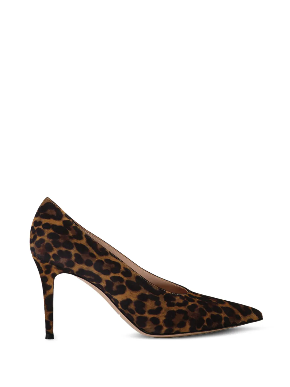 Gianvito Rossi Robbie leopard-print pumps Bruin