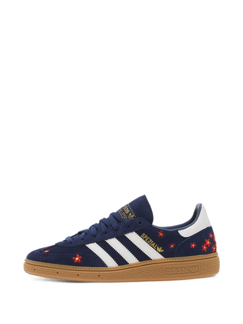 adidas Originals Kids Handball Spezial floral-embroidered sneakers Blauw