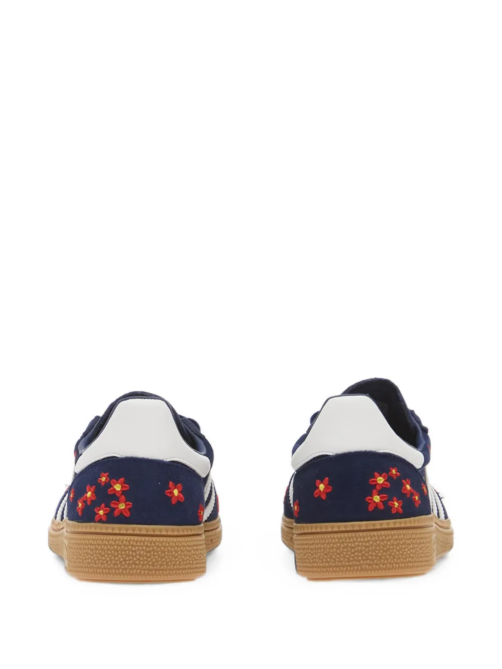 adidas Originals Kids Handball Spezial floral-embroidered sneakers Blauw