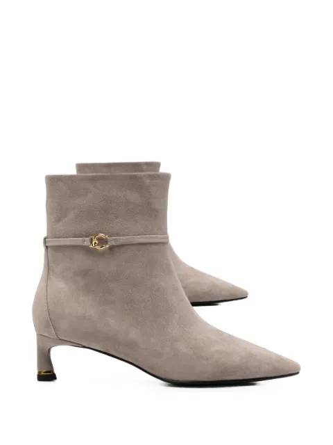 Coccinelle C-Look pointed-toe buckled ankle boots