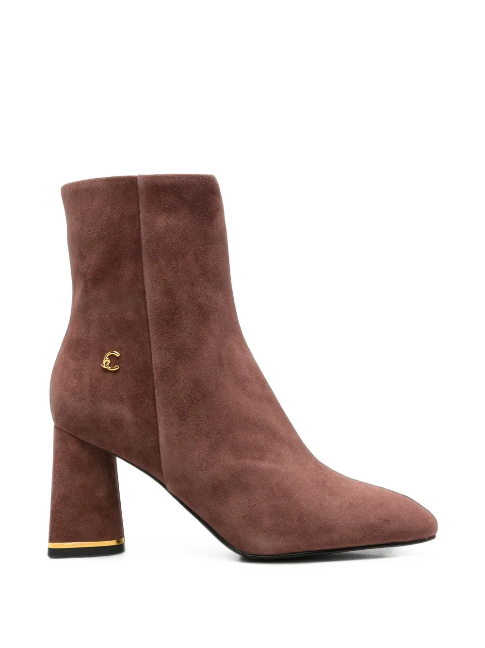 Coccinelle suede ankle boots Bruin