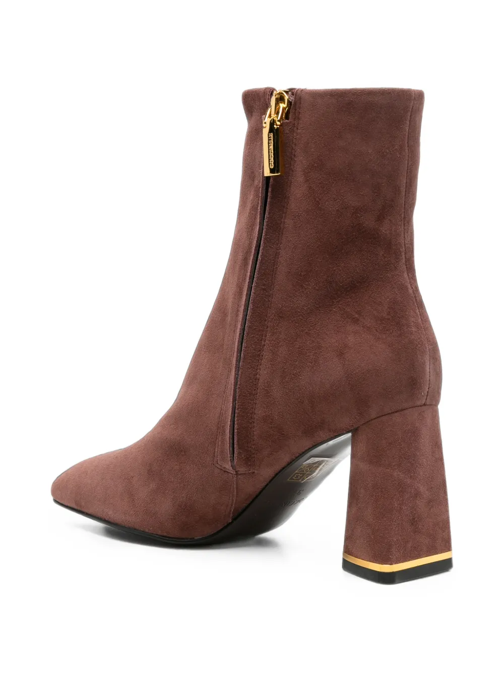 Coccinelle suede ankle boots Bruin