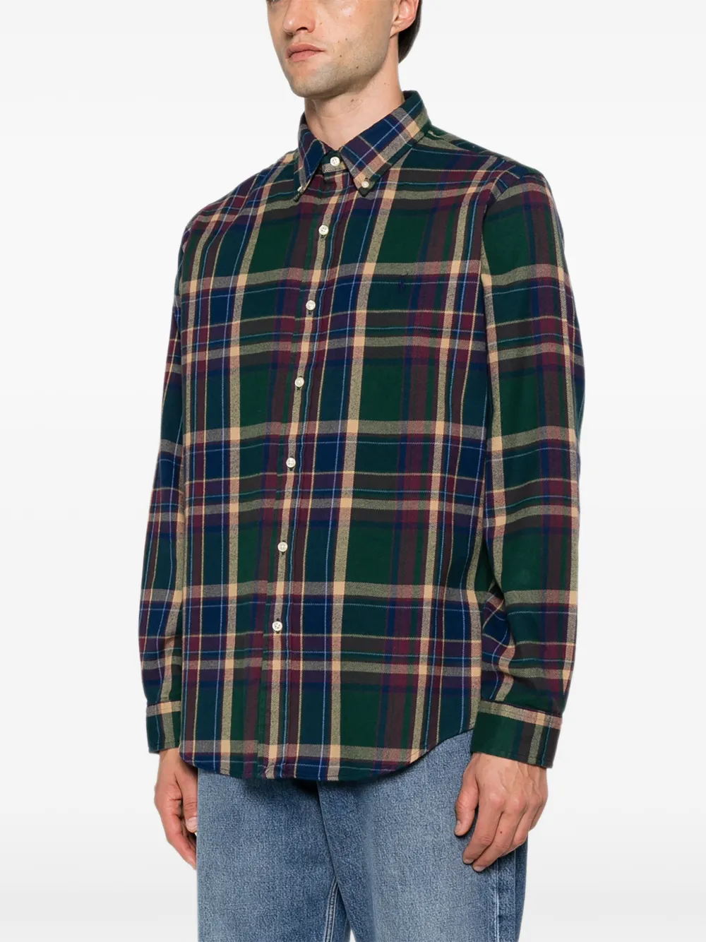 Polo Ralph Lauren Geruit overhemd Groen