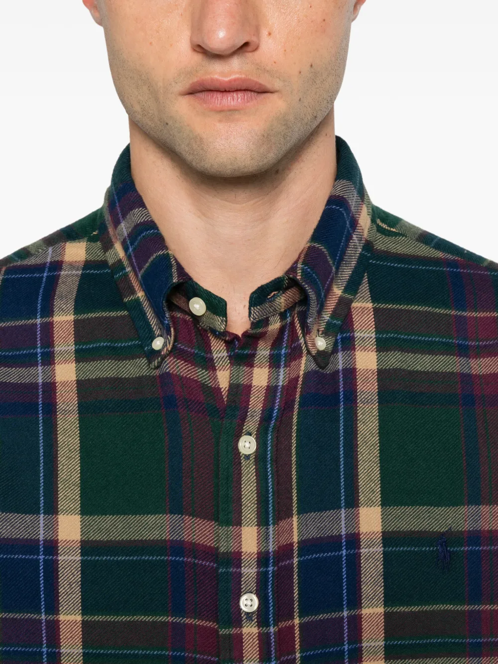 Polo Ralph Lauren Geruit overhemd Groen